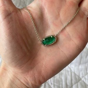 Kendra Scott Elisa Necklace in Green